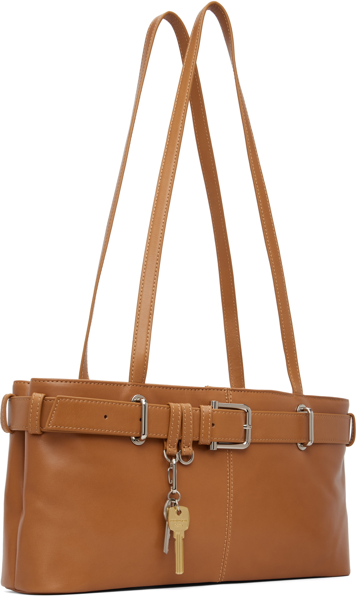 OSOI Tan Shoulder Brocle Bag