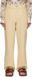 Nanushka Off-White Savi Baggy Trousers