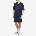 Sunspel Men's Towelling Vacation Shirt in Navy
