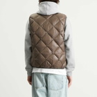 thisisneverthat Men's PERTEX Light Down Vest in Brown