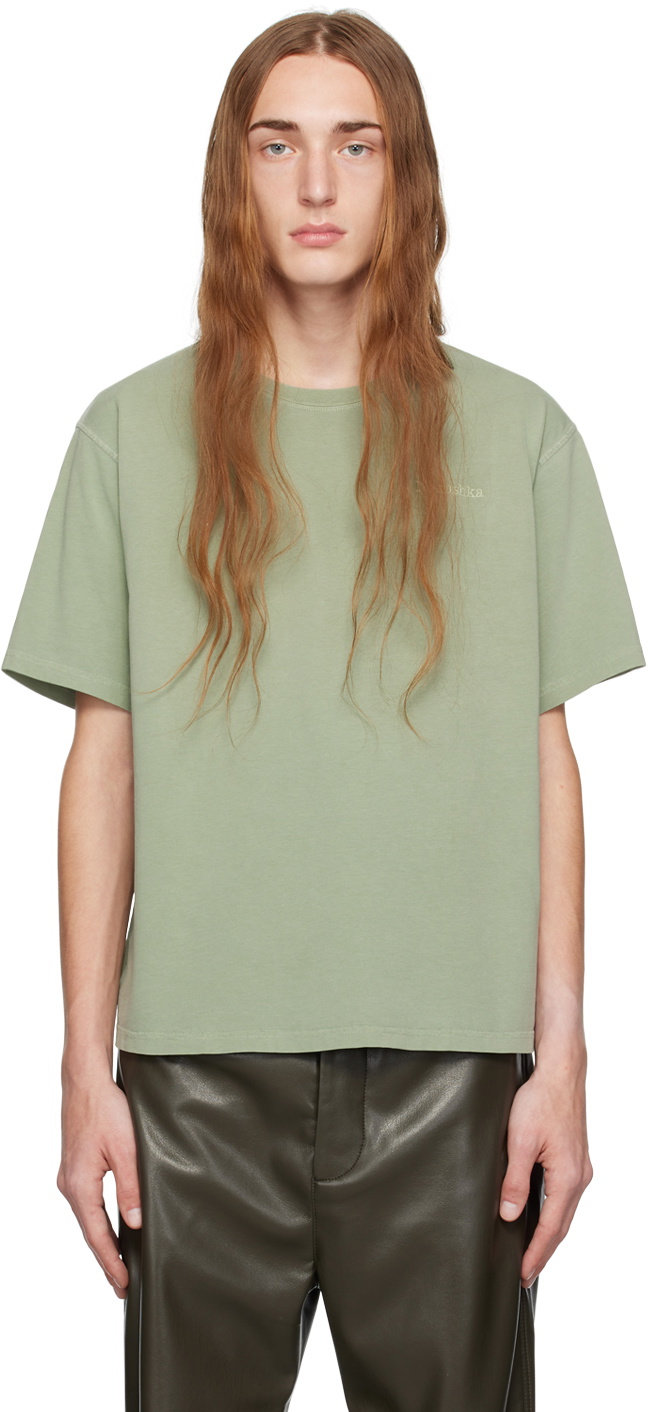 【関税込み】Nanushka グリーン Reece Tシャツ Nanushka Green Reece T-Shirt Nanushka