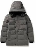 Canada Goose - Carson Logo-Appliquéd Quilted Arctic Tech® Hooded Down Parka - Gray