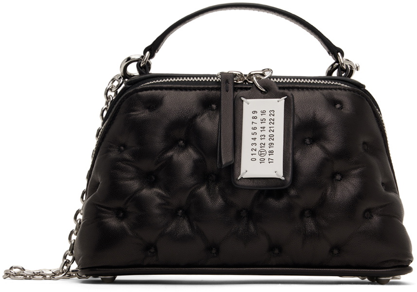 GLAM SLAM EMBROIDERY TRAPEZOID BAG / BLK