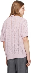 Dunst Pink Button Cardigan