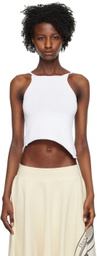 TheOpen Product White Vented Tank Top