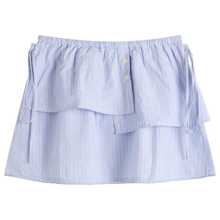 Photo: Damson Madder Women's Inka Mini Skirt in Blue