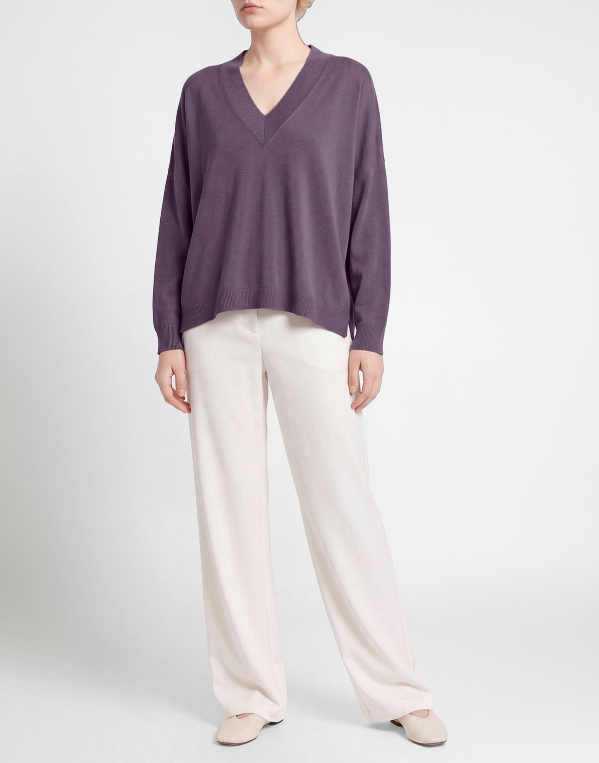Manila Grace Womens Sweater Lilac