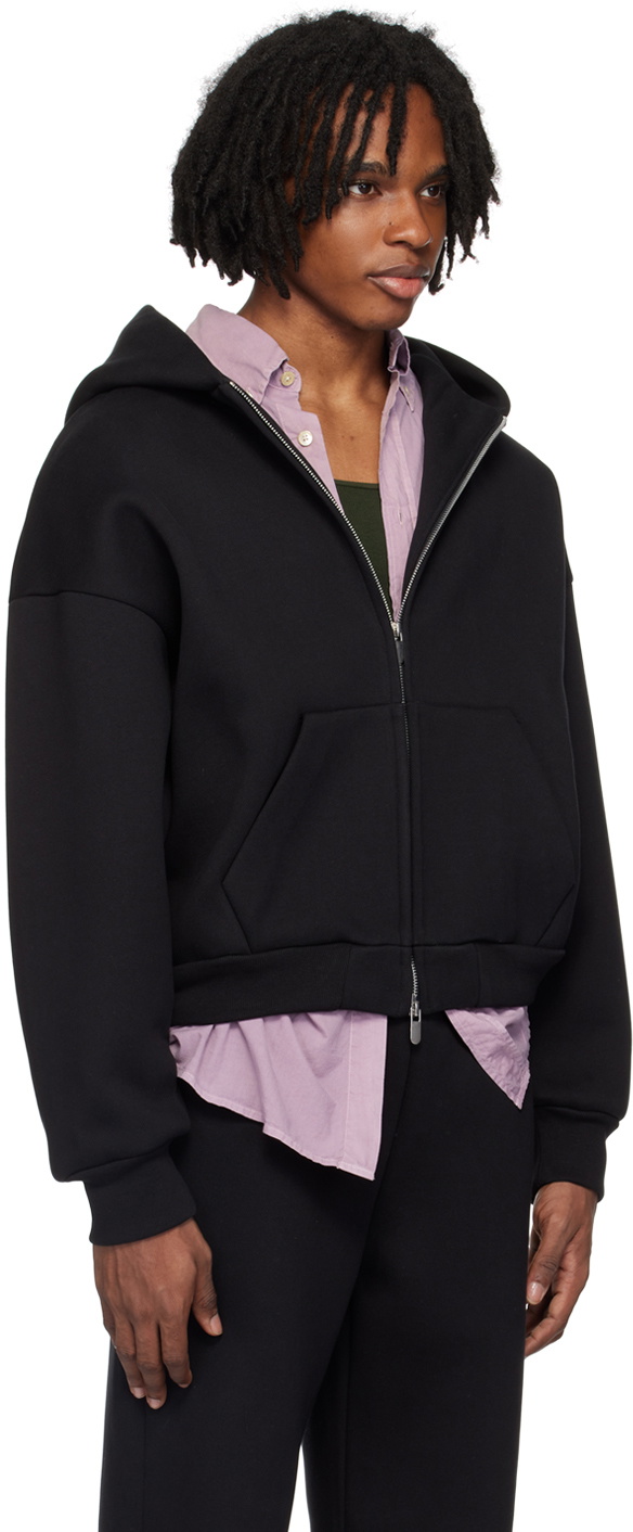 Seventh Black V2 Zipped Hoodie Seventh