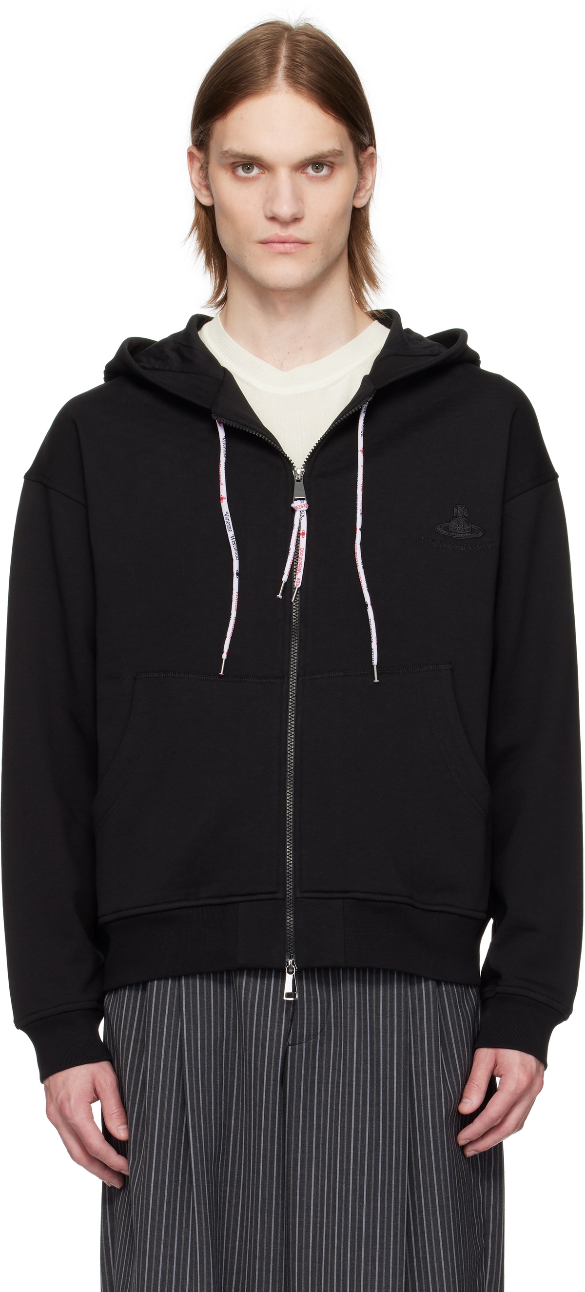 関税込◆VIVIENNE WESTWOOD フーディーSunken Orb Zip Hoodie Vivienne Westwood SUNKEN ORB ZIP HOODIE | REVERSIBLE