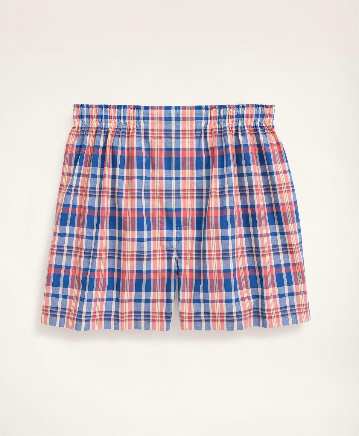 Brooks Brothers Men's Madras Boxers | Coral