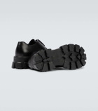 Prada Monolith brushed leather derby shoes