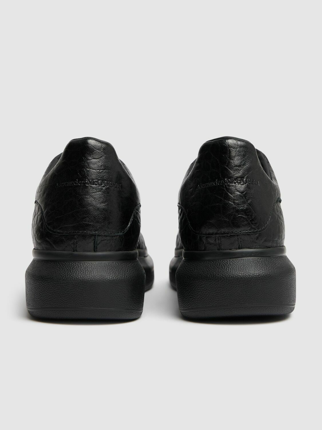 ALEXANDER MCQUEEN Oversized Leather Sneakers Alexander McQueen