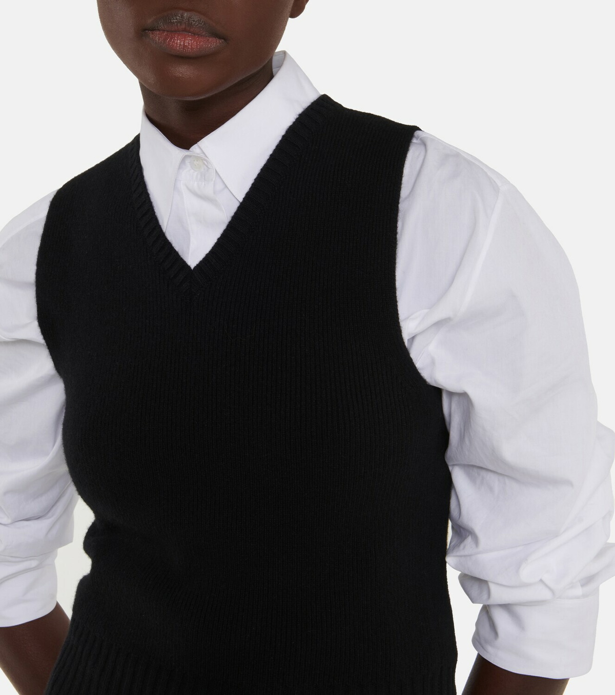 The Row Comi cashmere vest