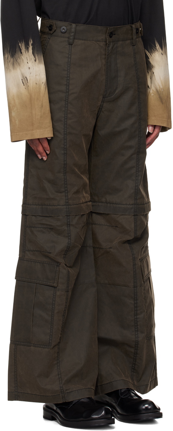 Feng Chen Wang Brown 2IN1 Cargo Pants