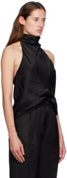 ANINE BING Black Eliana Top