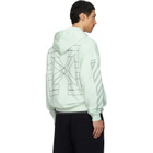 Off-White Blue Big Double Arrow Skate Hoodie