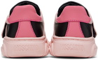 Moschino Baby Pink & Black Bubble Sole Sneakers