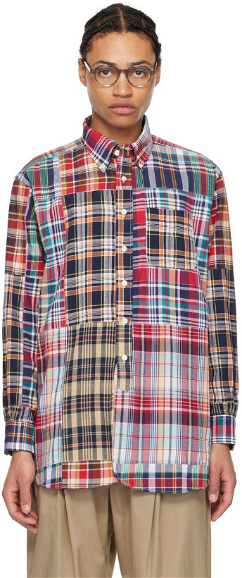 Photo: Engineered Garments Multicolor Patchwork Shirt