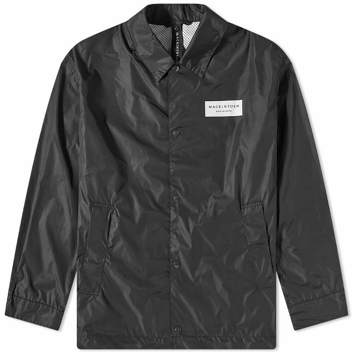 Photo: Mackintosh Men's Logo Teeming Coach Jacket in Black
