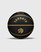 Wilson Nba Team City Collector Basketball Toronto Raptors Size 7 Black|Gold - Mens - Sports Equipment