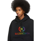 Balenciaga Black Rainbow BB Hoodie