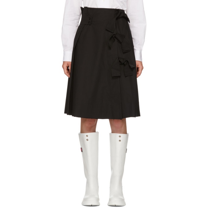 Photo: Roberts | Wood Black Pleated Multibow Skirt