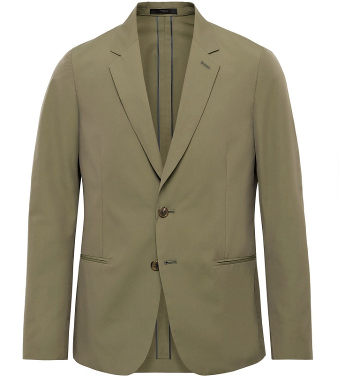 Photo: Paul Smith - Soho Slim-Fit Cotton Suit Jacket - Green