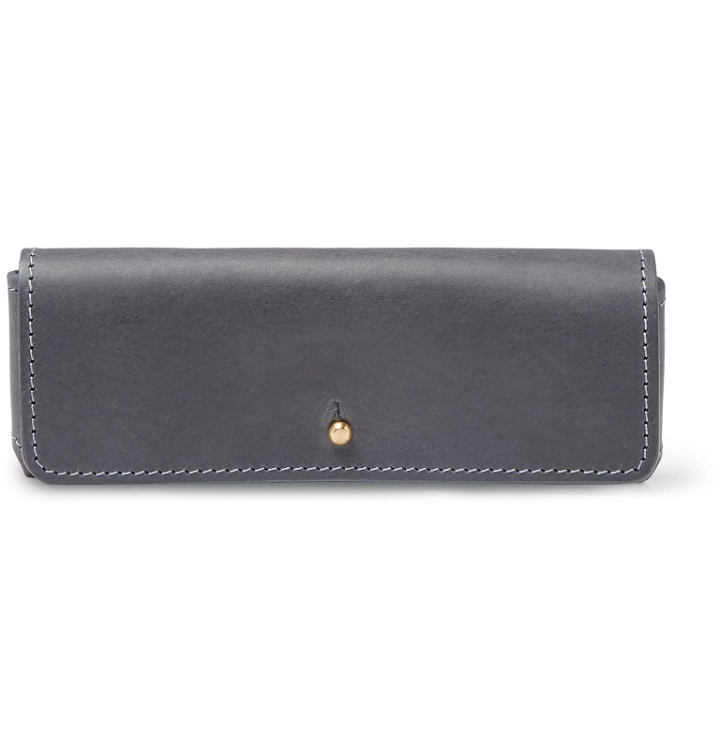Photo: Cubitts - Leather Glasses Case - Gray