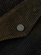 The Elder Statesman - Ombré Cotton-Corduroy Bomber Jacket - Brown