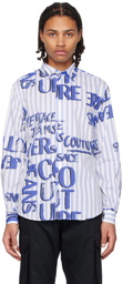 Versace Jeans Couture White Doodle Shirt