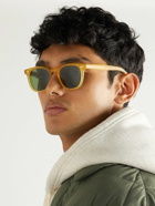 Garrett Leight California Optical - Byrne Sun Round-Frame Tortoiseshell Acetate Sunglasses