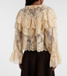 Rixo Faryn ruffled lace blouse