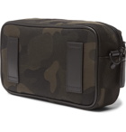Mulberry - Leather-Trimmed Camouflage-Print Canvas Messenger Bag - Green