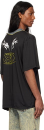 KUSIKOHC Black Baseball Shirt