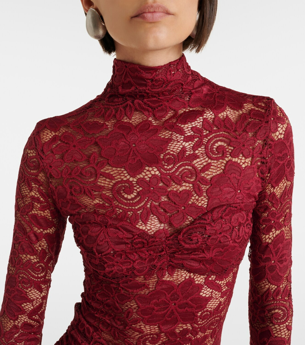 Bananhot Francisca floral lace minidress