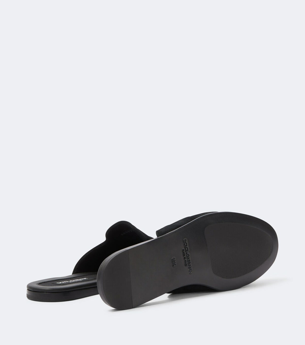 Dolce&Gabbana Embroidered suede mules