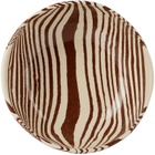 Henry Holland Studio Brown & White Stripe Small Bowl