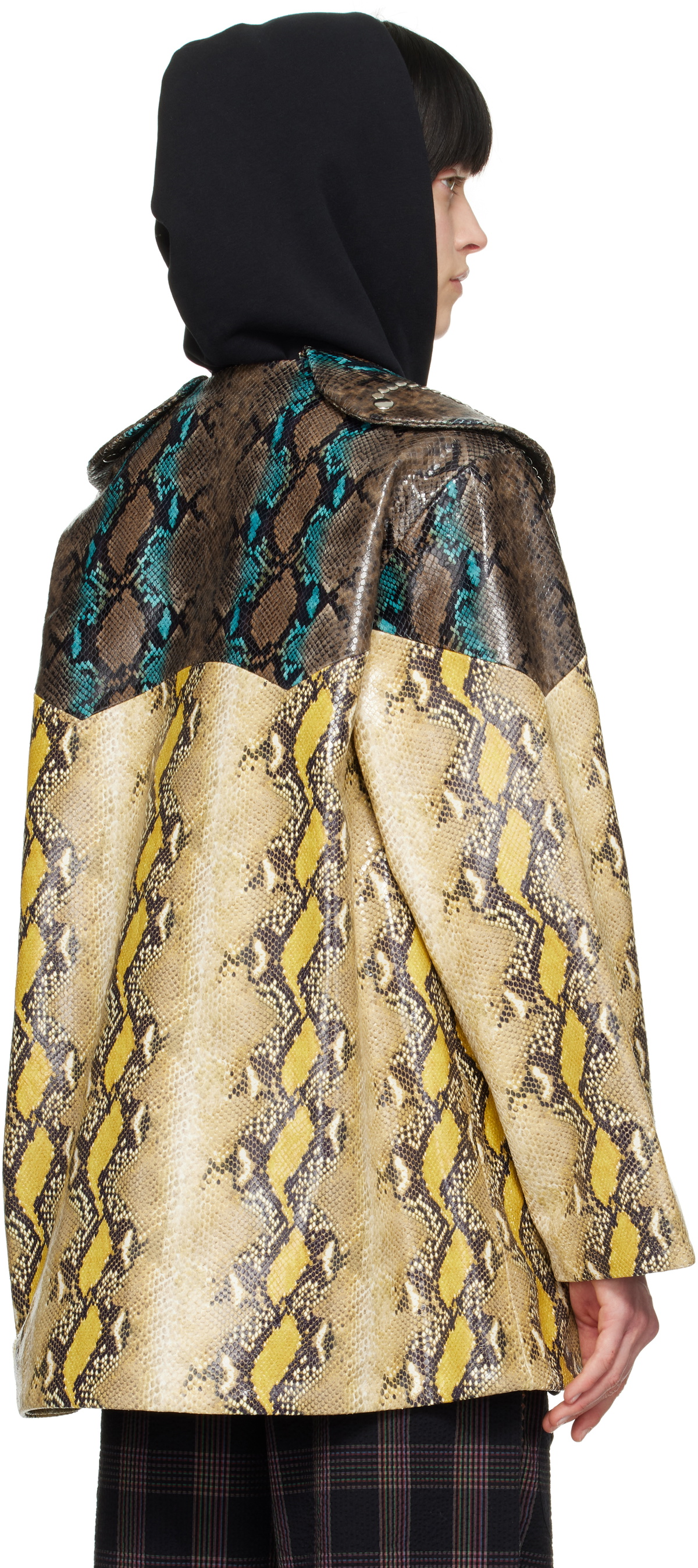 Chopova Lowena Multicolor Belle Leather Jacket Chopova Lowena