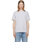 Givenchy Gray Contour Seam Contrasted Stitch T-shirt