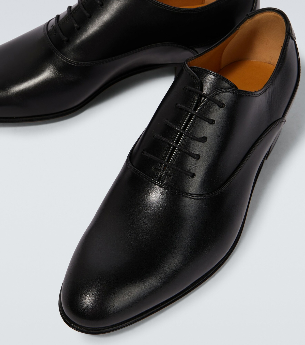 Gucci - Double G leather Derby shoes Gucci