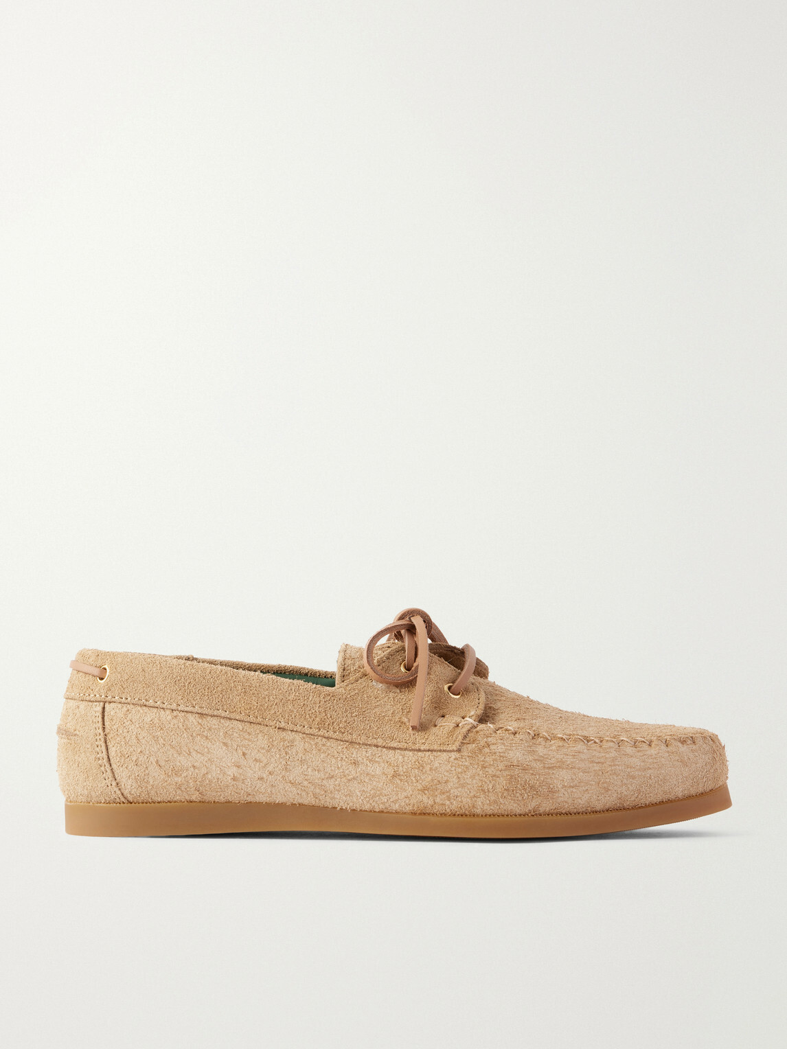 VINNY's - Boatman Suede Boat Shoes - Neutrals