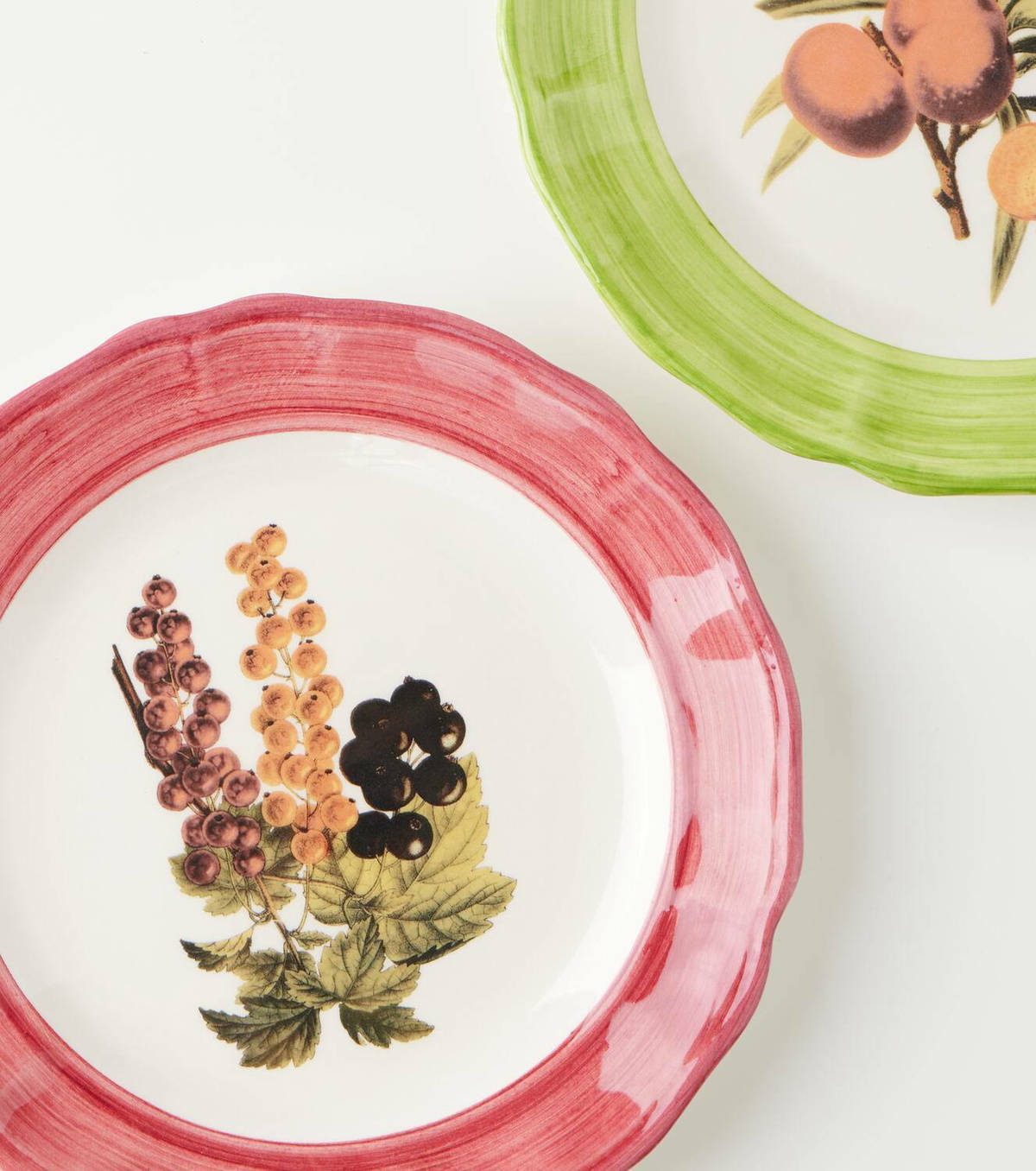 Les-Ottomans Botanica set of 4 ceramic plates