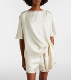 Loulou de Saison Mano silk satin top