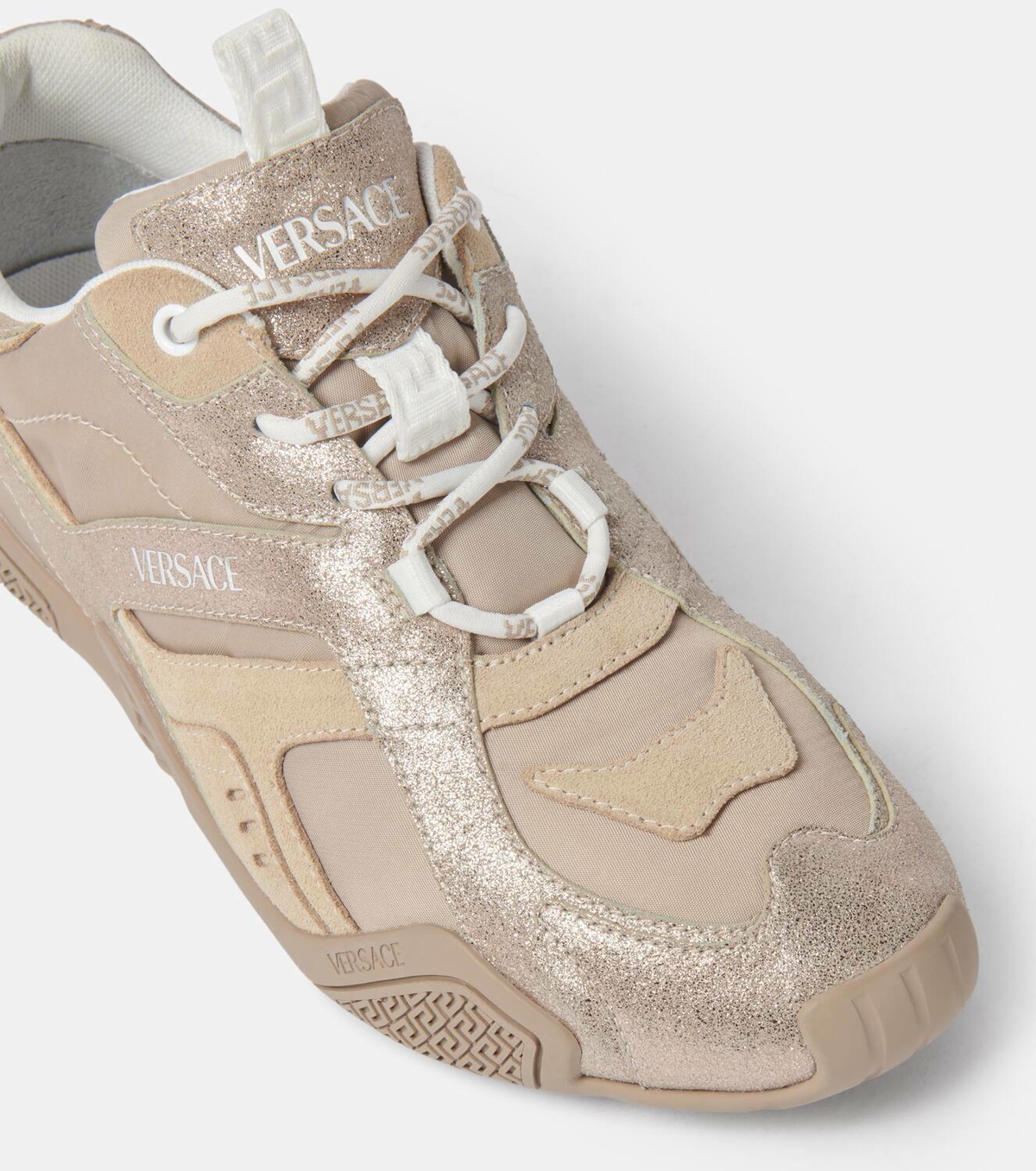 スニーカー Coconut Sneakers - Versace - Leather - Beige 0400020025155_BEIGEMULTI?wid=