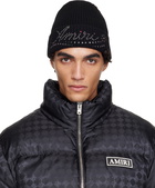AMIRI Black 'AMIRI' Stud Beanie