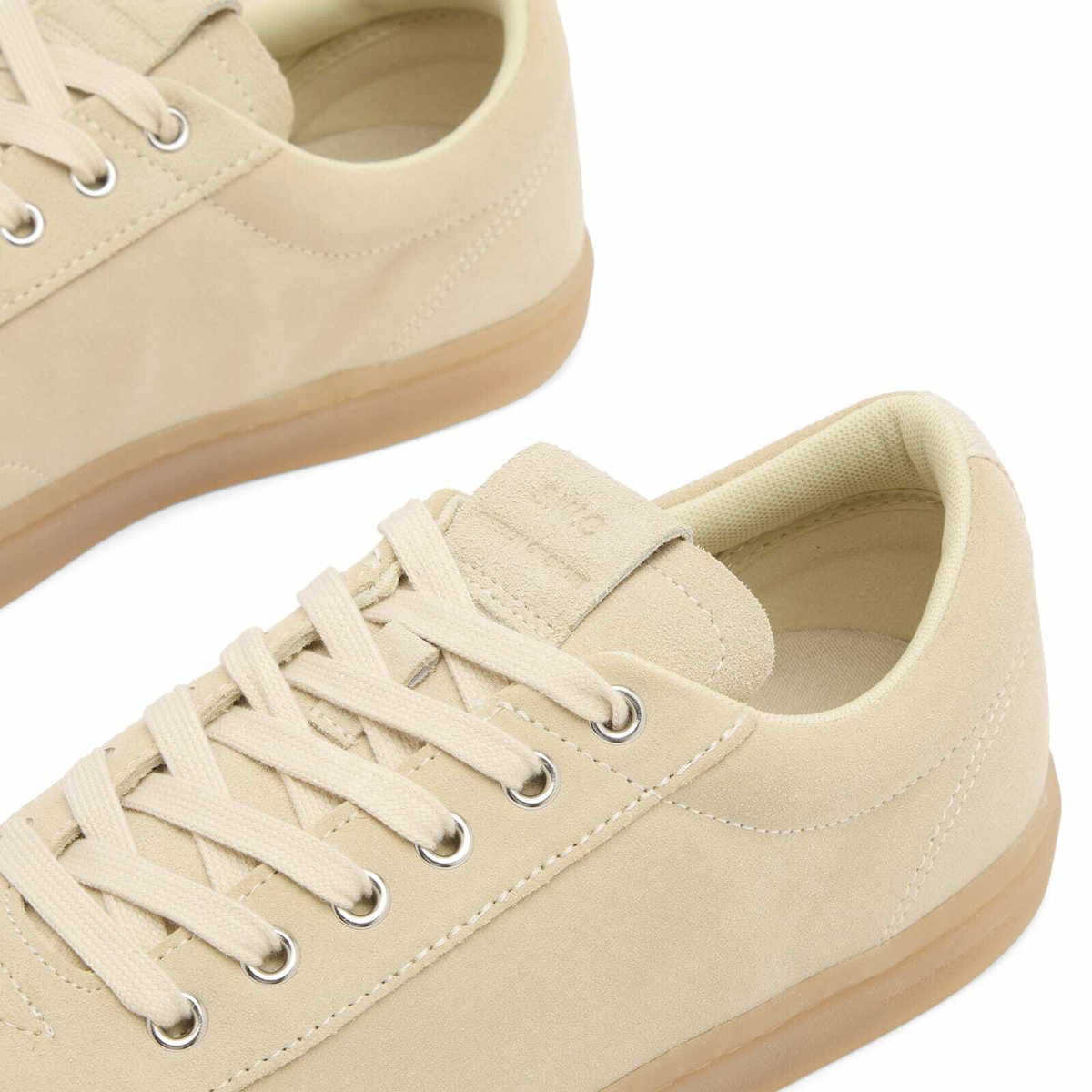 Stepney Workers Club Men's Surma Suede Sneaker in Oat