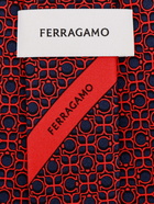 Ferragamo   Tie Red   Mens