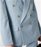 Plan C Oversized cotton-blend blazer