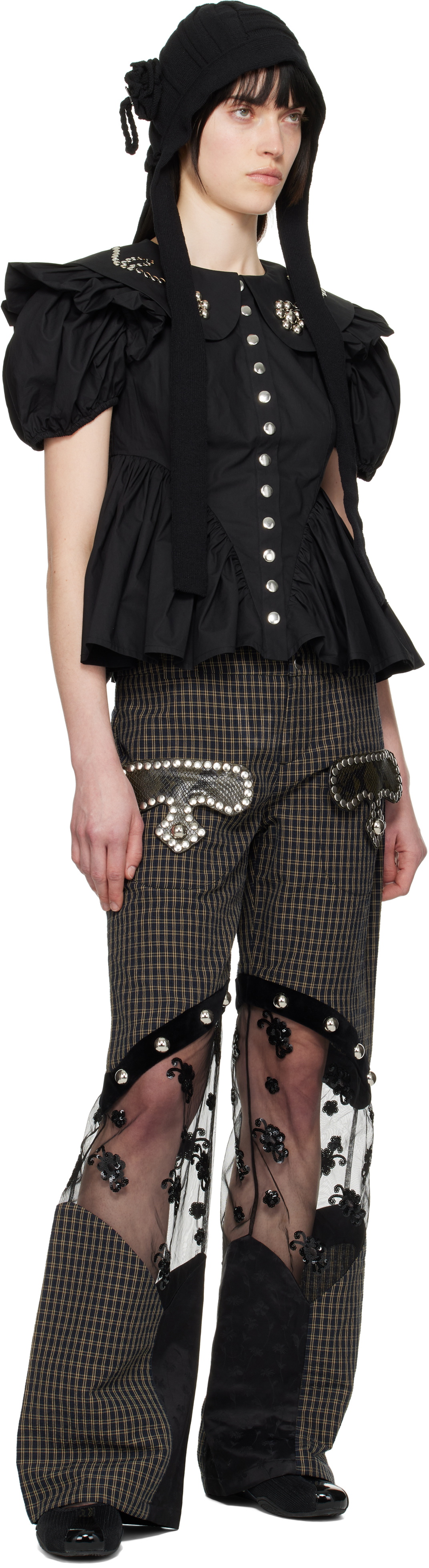 Chopova Lowena Black Lasso Blouse Chopova Lowena