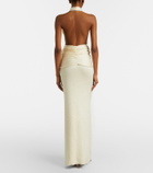 Aya Muse Sereia sequined halterneck gown